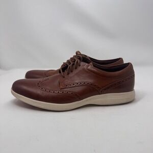 Cole‎ Haan Men's Grand Tour Wingtip Oxford shoe in brown leather Size 11M
